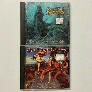 Crash Test Dummies 2 CD Lot - The Ghosts That Haunt Me / God Shuffled His Feet